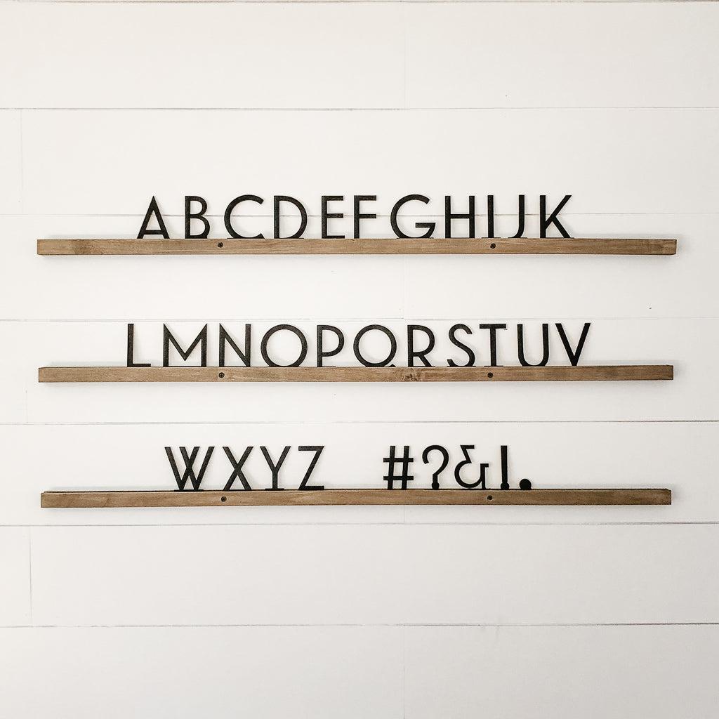 LETTER BOARD FONT SET | GATSBY-Decor-LITTLE W STUDIO-Coriander