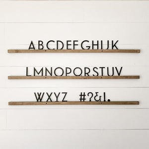 LETTER BOARD FONT SET | GATSBY-Decor-LITTLE W STUDIO-Coriander