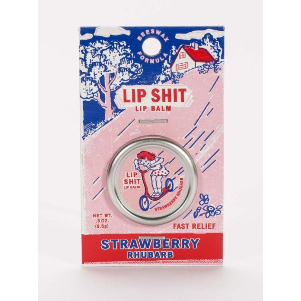 LIP BALM | LIP SH*T-Lotions & Potions-BLUE Q-STRAWBERRY RHUBARB-Coriander