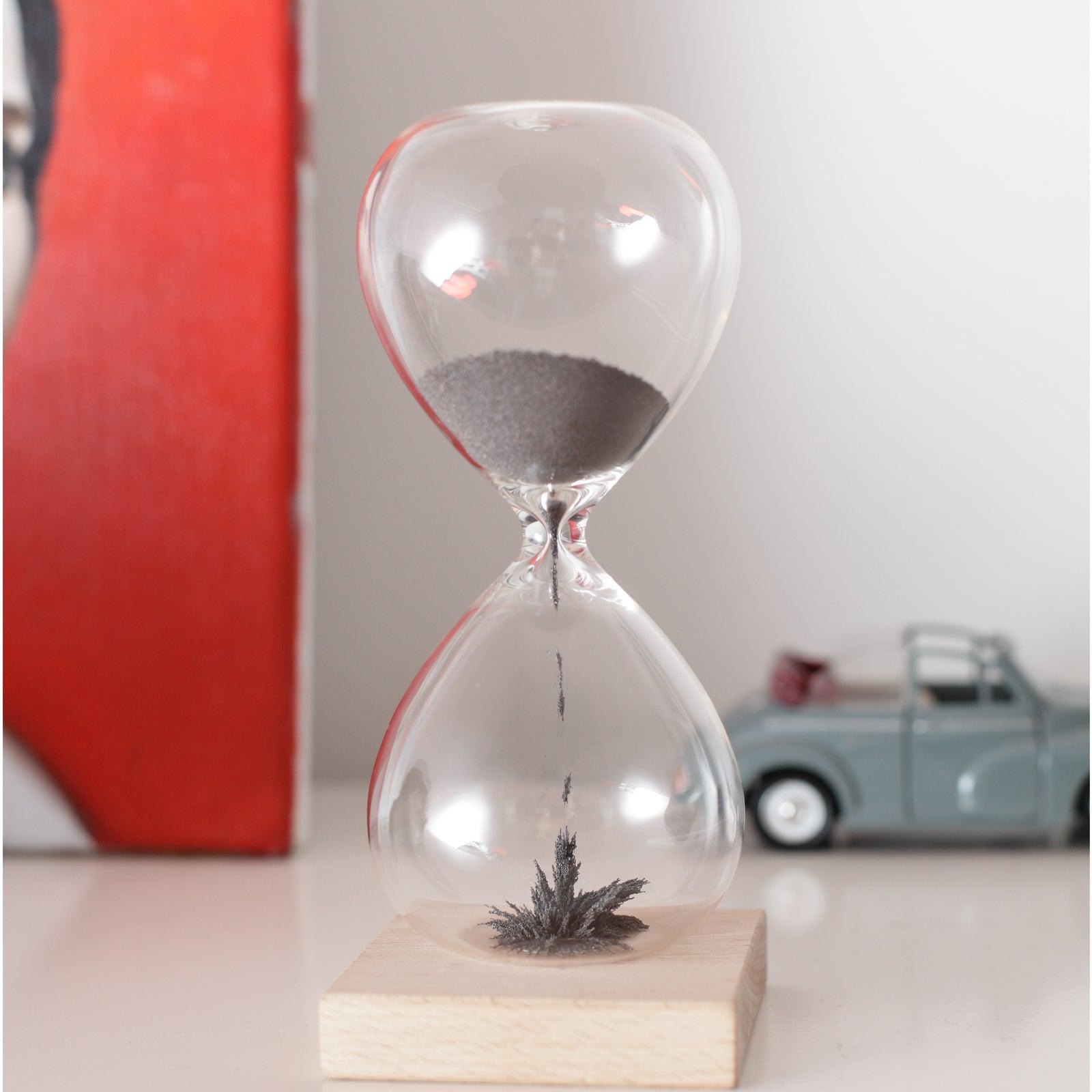 MAGNETIC SAND HOURGLASS-Decor-KIKKERLAND DESIGNS-Coriander