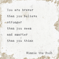 MARBLE COASTER | YOU ARE BRAVER-Coasters-CEDAR MOUNTAIN-Coriander