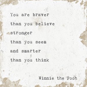 MARBLE COASTER | YOU ARE BRAVER-Coasters-CEDAR MOUNTAIN-Coriander