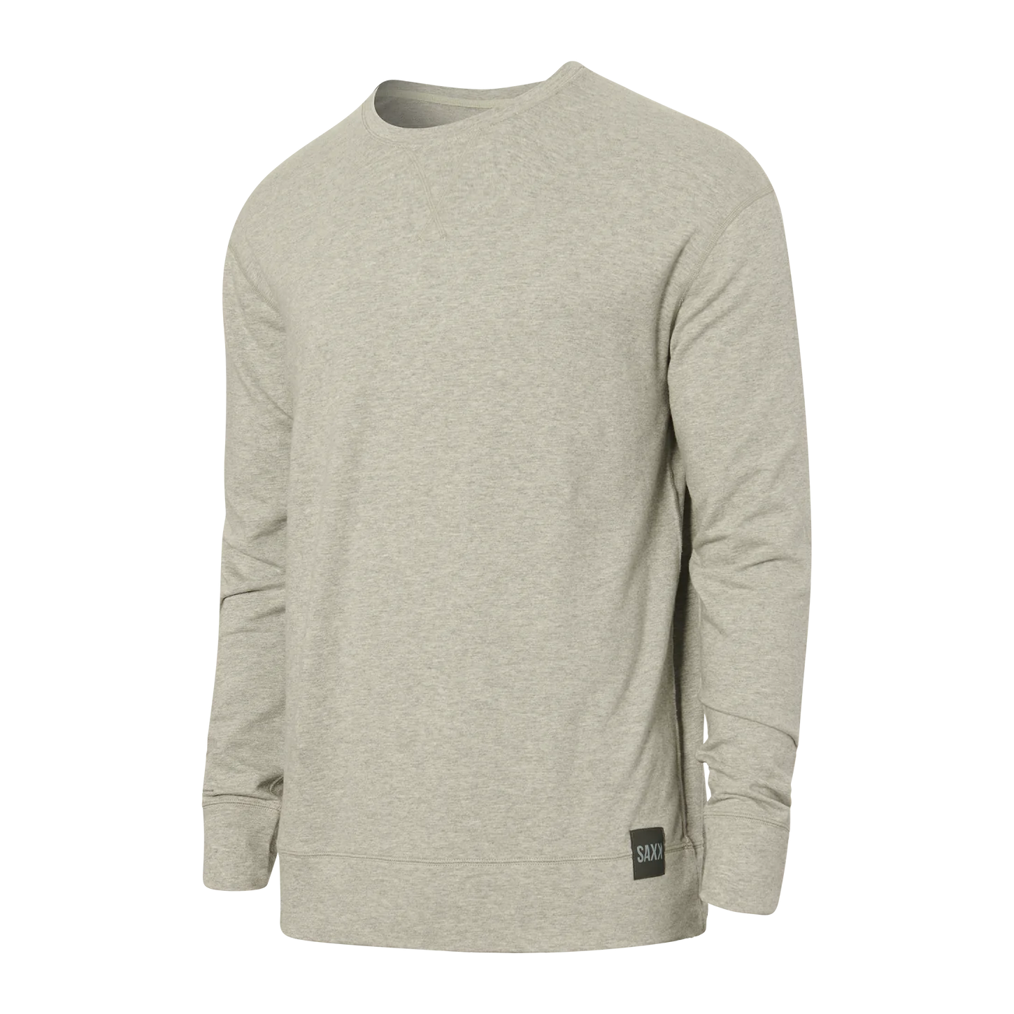 MENS LONG-SLEEVE CREW-Shirts & Tops-SAXX-SMALL-ASH GREY HEATHER-Coriander