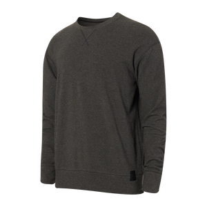 MENS LONG-SLEEVE CREW-Shirts & Tops-SAXX-SMALL-BLACK HEATHER-Coriander