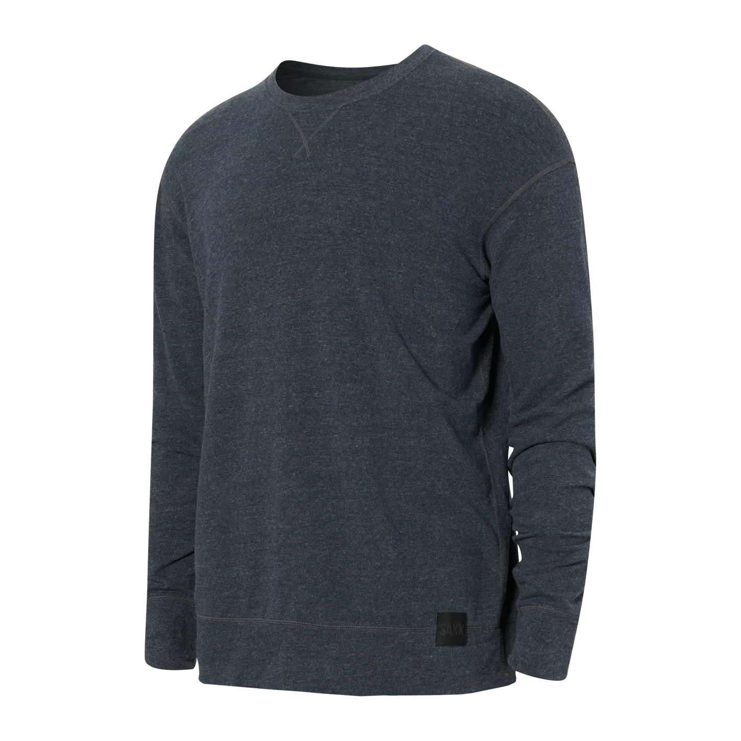 MENS LONG-SLEEVE CREW-Shirts & Tops-SAXX-SMALL-INK HEATHER-Coriander