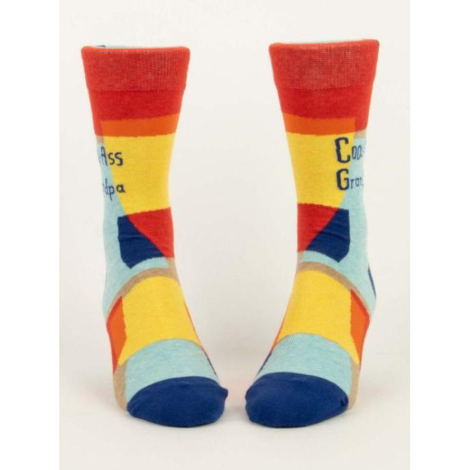 MEN'S SOCKS | COOL ASS GRANDPA-Socks & Footwear-BLUE Q-Coriander