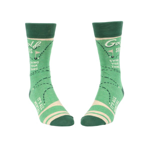 MEN'S SOCKS | GOLF: LET IT FLY-Sock-BLUE Q-Coriander