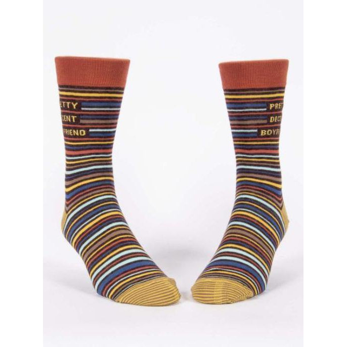 MEN'S SOCKS | PRETTY DECENT BOYFRIEND-Sock-BLUE Q-Coriander