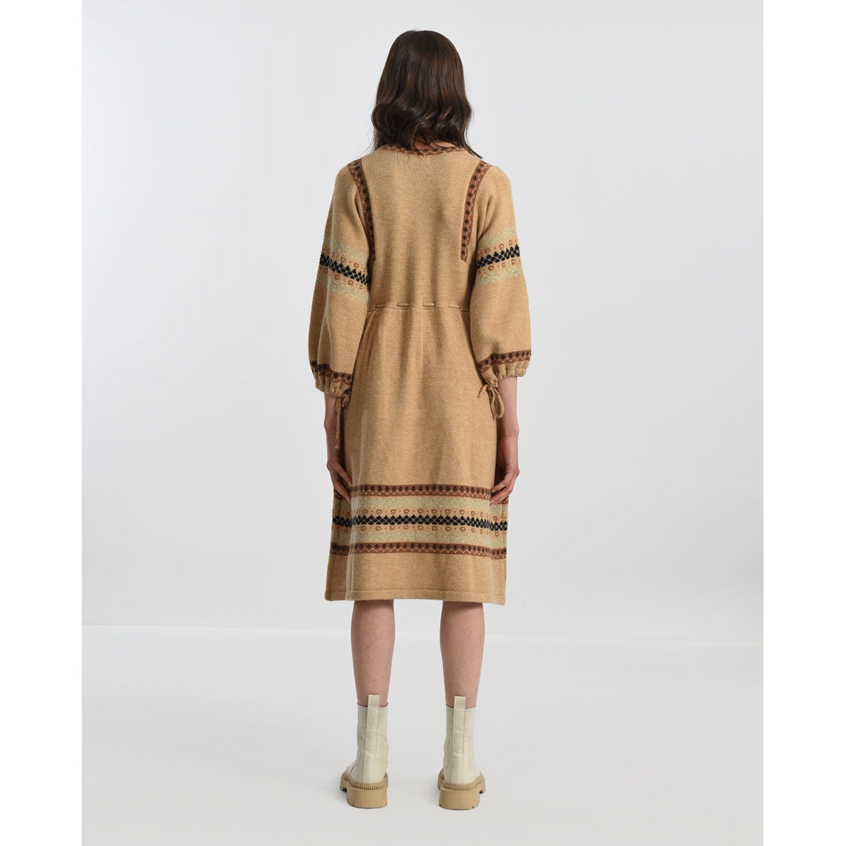 MOLLY BRACKEN 3/4 SLEEVE DRESS-Dress-MOLLY BRACKEN-Coriander