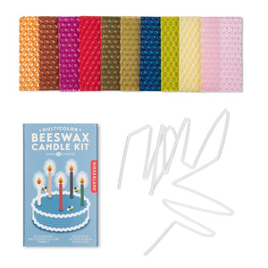 MULTI COLOUR BEESWAX CANDLE KIT-Candle-KIKKERLAND DESIGNS-Coriander