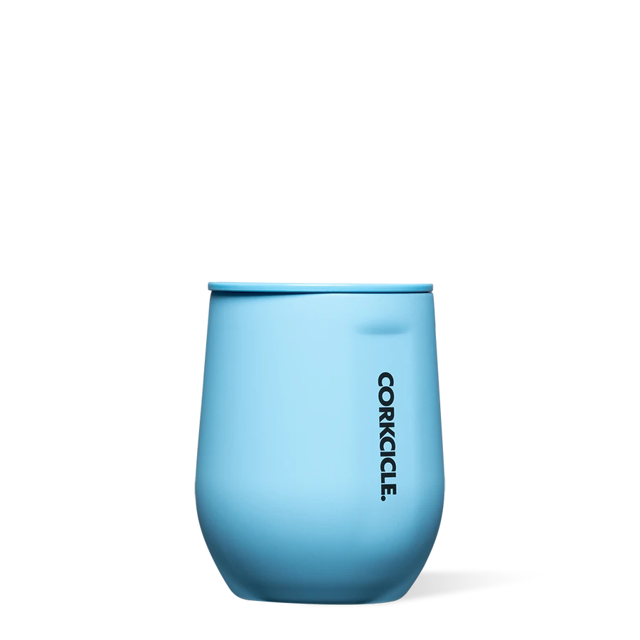 NEON LIGHTS STEMLESS WINE CUP SANTORINI-Drinkware-CORKCICLE-Coriander