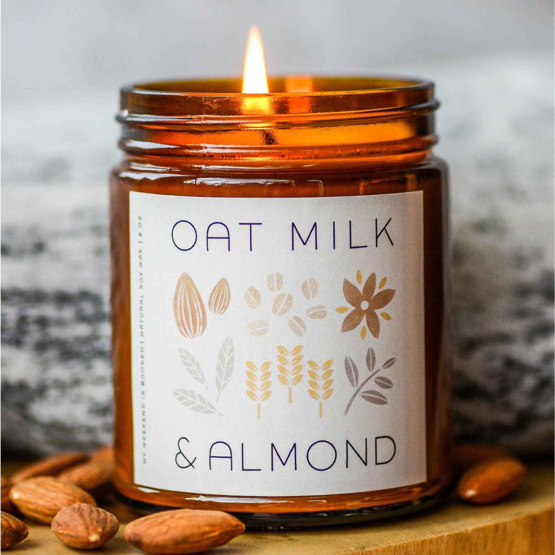 OAT MILK & ALMOND SOY CANDLE-Candle-MY WEEKEND IS BOOKED-Coriander