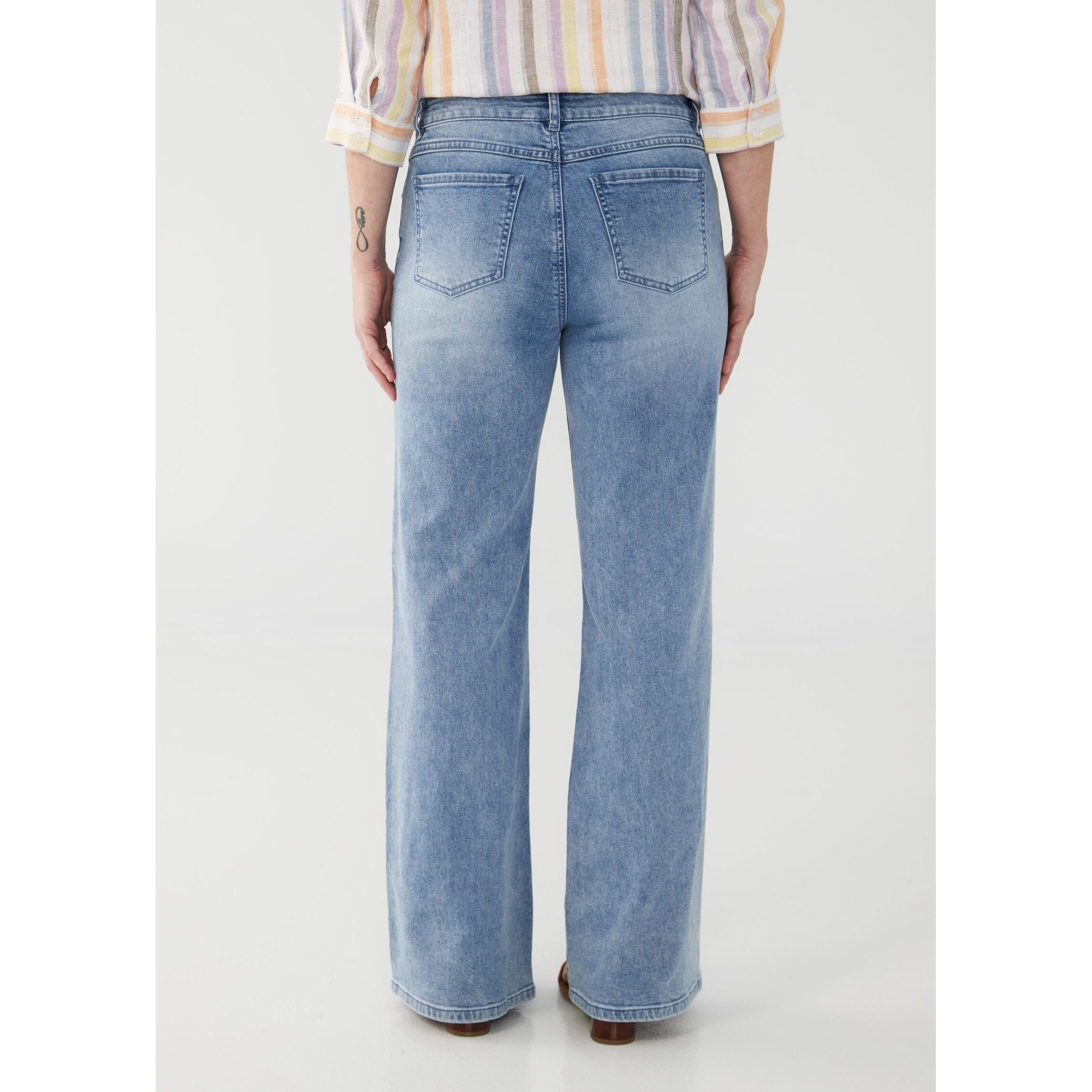 OLIVIA WIDE LEG LIGHT WASH-Denim-FRENCH DRESSING JEANS-Coriander