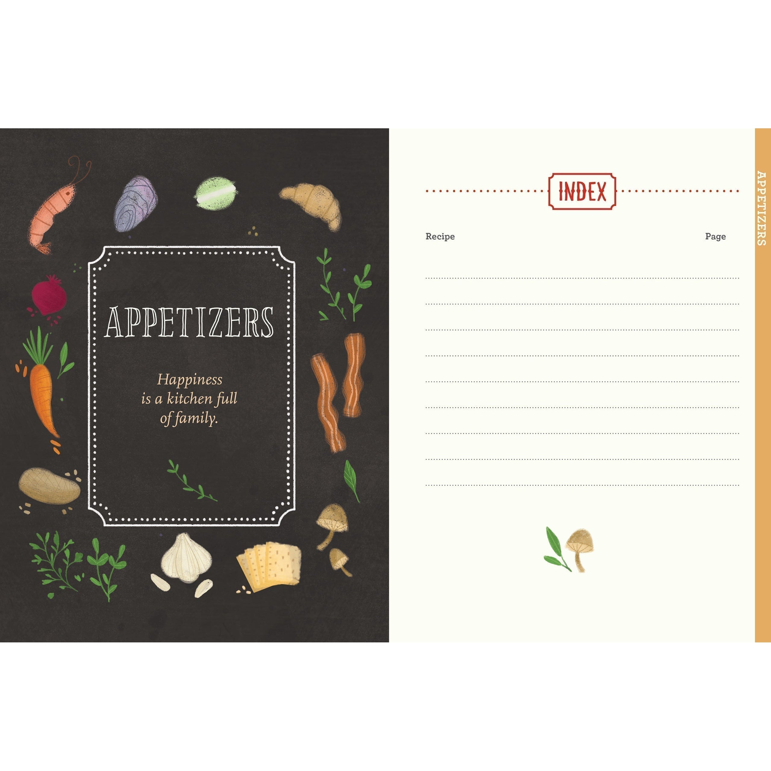 OUR FAMILY RECIPES-journal-PETER PAUPER PRESS-Coriander