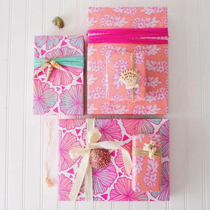 PINEAPPLE WRAPPING PAPER-Books & Stationery-WRAPPILY-Coriander