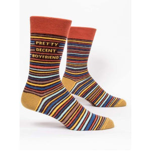 PRETTY DECENT BOYFRIEND MEN'S SOCK-Sock-BLUE Q-Coriander