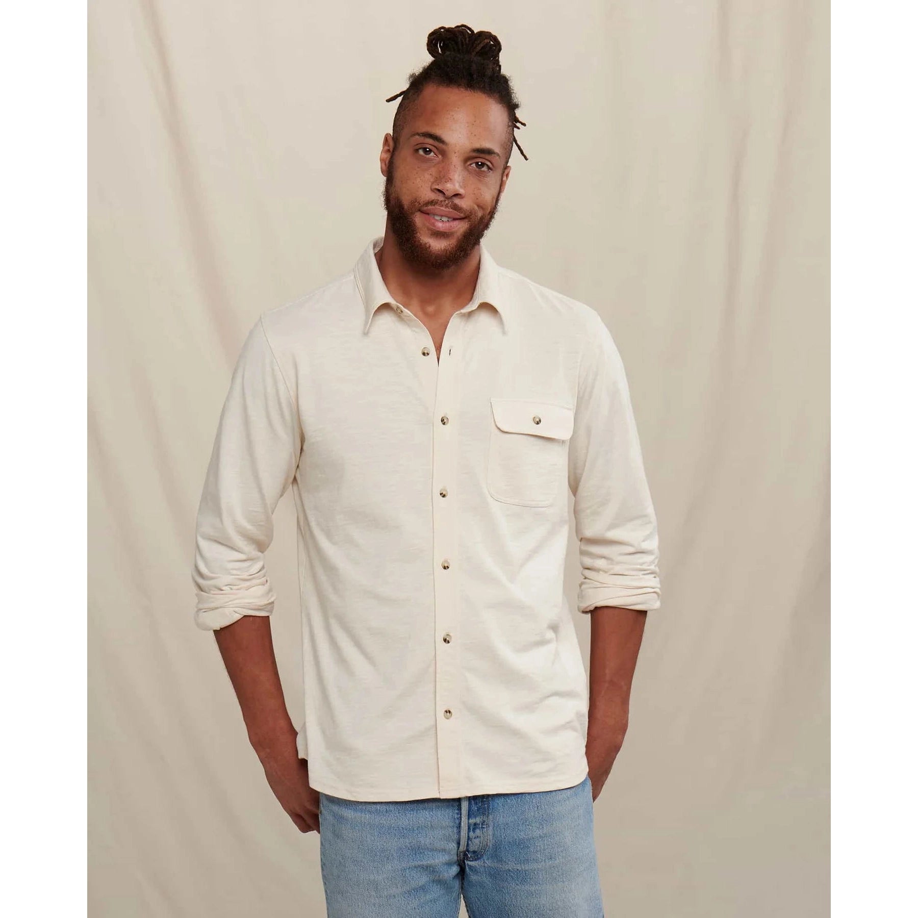 PRIMERO MEN'S SHIRT-Shirts & Tops-TOAD&CO-MEDIUM-SALT-Coriander