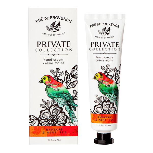 PRIVATE COLLECTION HAND CREAM-Self Care-EUROPEAN SOAPS-RHUBARB & MINT TEA-Coriander