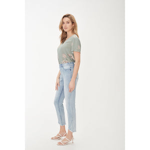 PULL ON TULIP HEM-Jeans-FRENCH DRESSING JEANS-Coriander