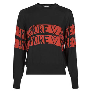 PULLOVER SWEATER | DESIGUAL AMORE-Shirts & Tops-DESIGUAL-Coriander