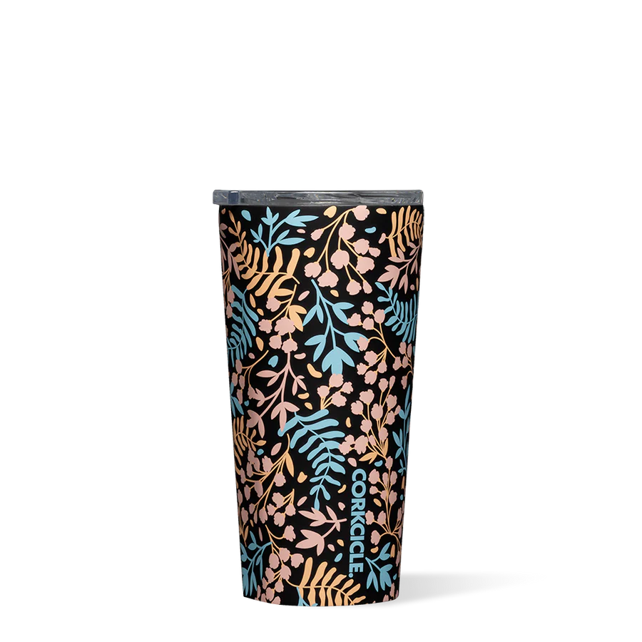 RADIANT GARDEN FLORAL TUMBLER-Drinkware-CORKCICLE-Coriander