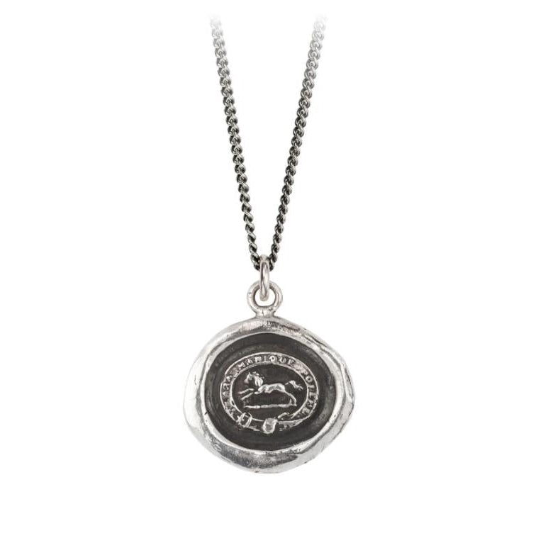 RUNNING HORSE TALISMAN-Necklace-PYRRHA DESIGN-Coriander