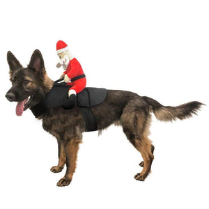 SANTA JOCKEY FOR DOG-holiday-MIDLEE-Coriander