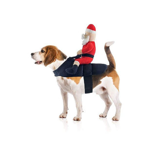SANTA JOCKEY FOR DOG-holiday-MIDLEE-Coriander