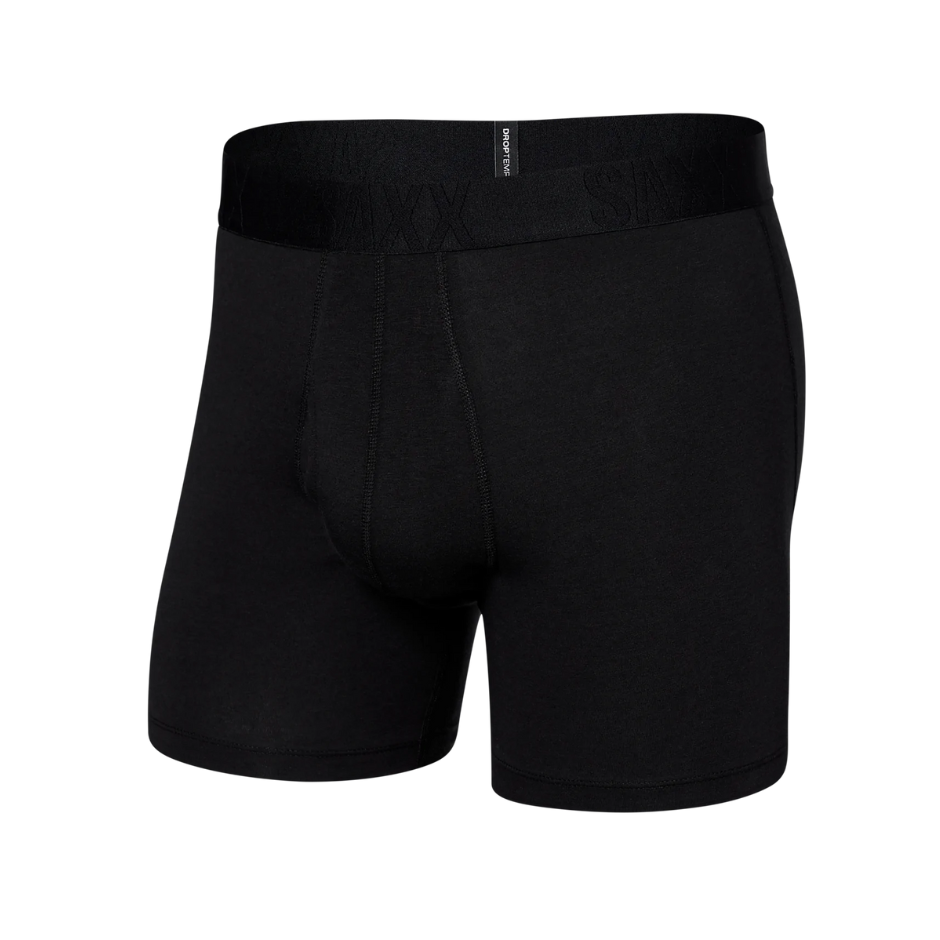 SAXX COOLING COTTON BOXER BLACK-Underwear-SAXX-Coriander