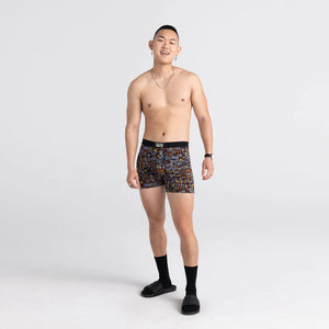 SAXX ULTRA BOXER DESERT GRID/BLACK 2 PACK-Underwear-SAXX-Coriander