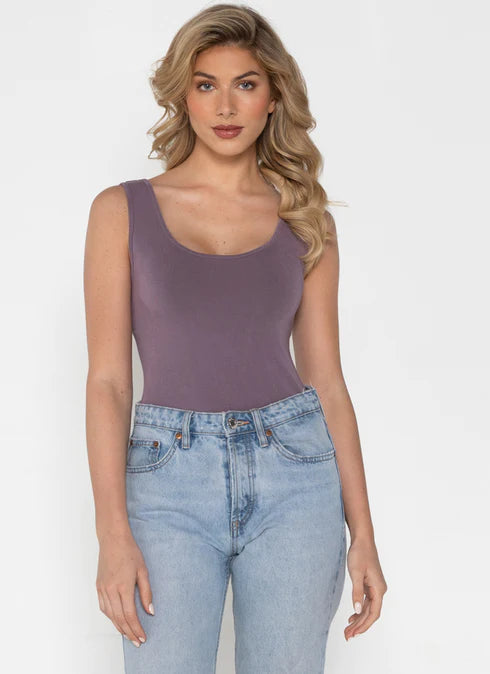 SHORT TANK-Top-CEST MOI-ONE-MAUVE-Coriander