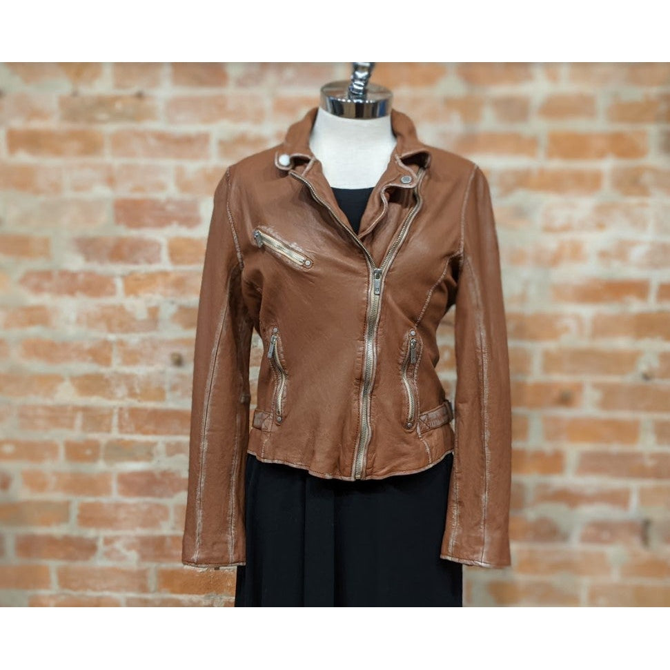 SOFIA JACKET-jacket-MAURITIUS-MEDIUM-COGNAC-Coriander