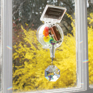 SOLAR POWERED RAINBOWMAKER WITH CRYSTAL-Gift-KIKKERLAND DESIGNS-Coriander