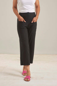 SOLID CITY CAPRI-Pants-HABITAT-Coriander