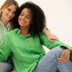 SOLID COLOUR BUTTON UP COLLARED SHIRT-Shirt-MOMENT BY MOMENT-XSMALL-BRIGHT GREEN-Coriander