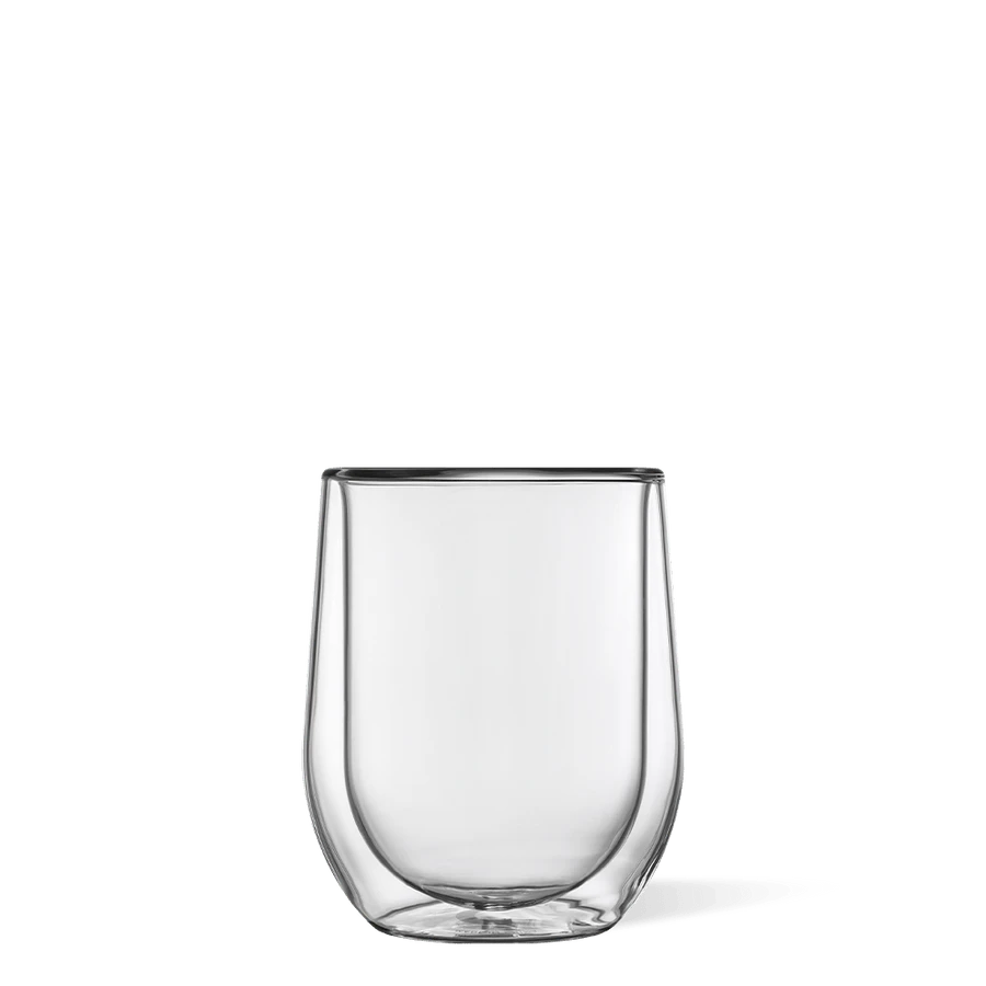 STEMLESS GLASS SET 12 OZ CLEAR-Drinkware-CORKCICLE-Coriander