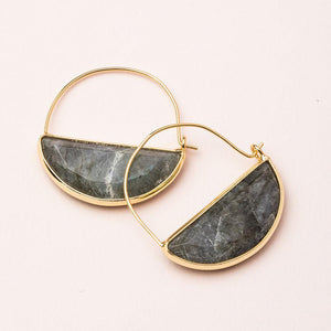 STONE PRISM HOOP EARRINGS-Earring-SCOUT-LABRADORITE-GOLD-Coriander