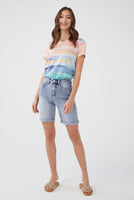 SUZANNE BERMUDA JEAN SHORT-Denim-FRENCH DRESSING JEANS-Coriander