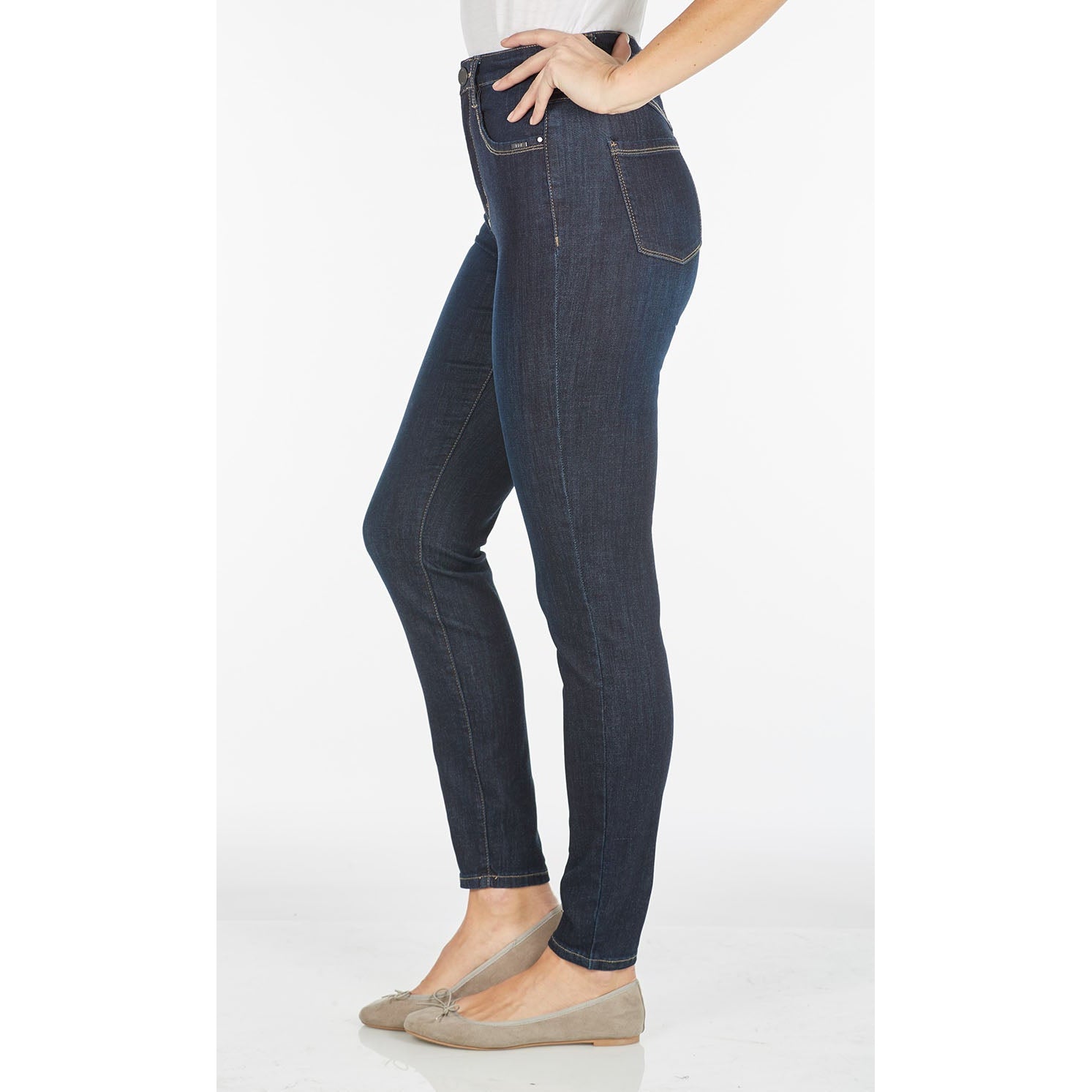 SUZANNE PETIT SLIM-Denim-FRENCH DRESSING JEANS-Coriander