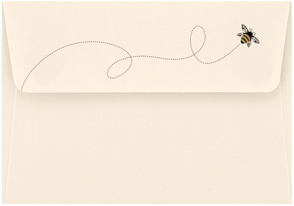 THANK-YOU NOTE BUMBLEBEE-Boxed Cards-PETER PAUPER PRESS-Coriander