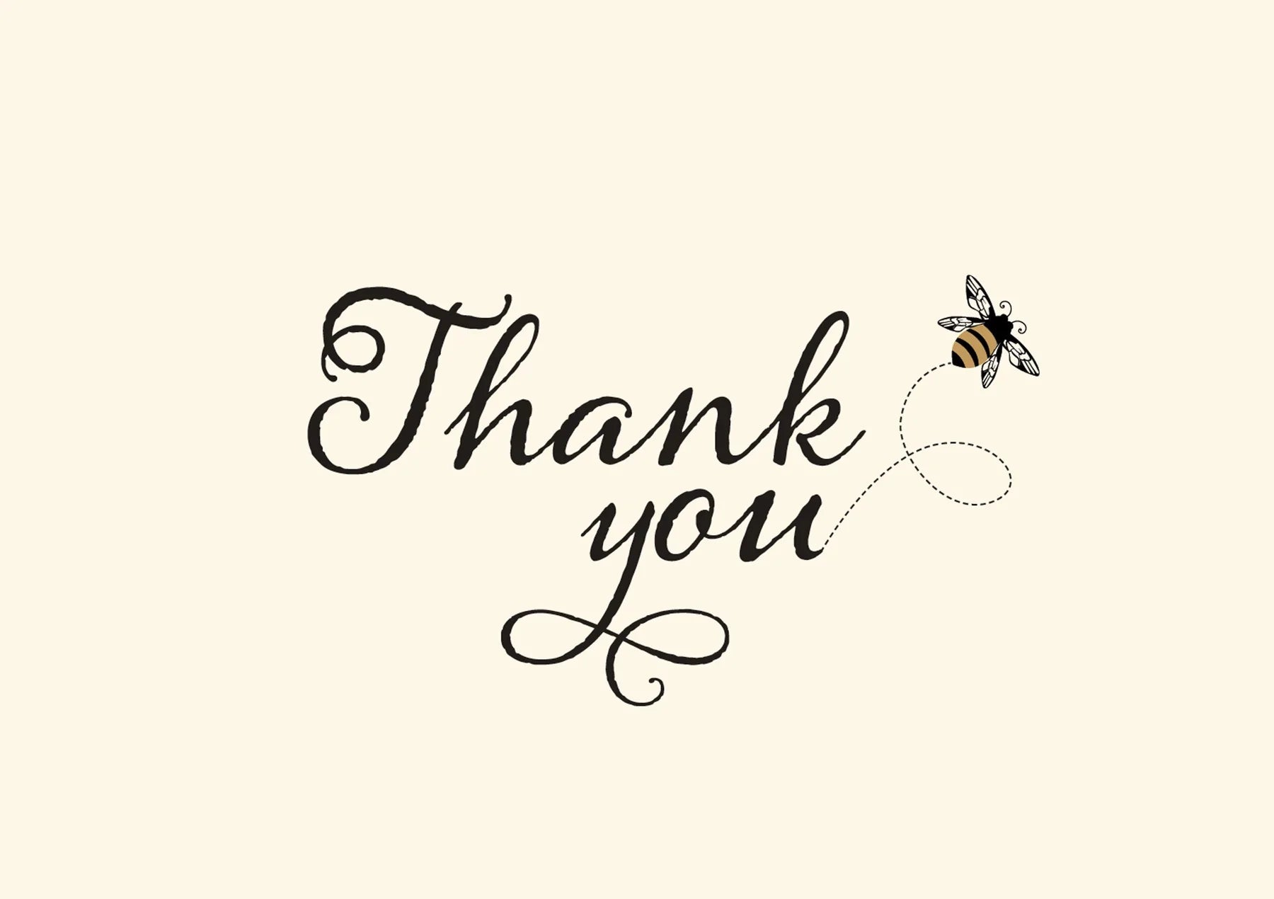 THANK-YOU NOTE BUMBLEBEE-Boxed Cards-PETER PAUPER PRESS-Coriander