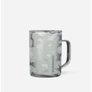 TRAVEL MUG-Mug-CORKCICLE-SNOW LEOPARD-Coriander