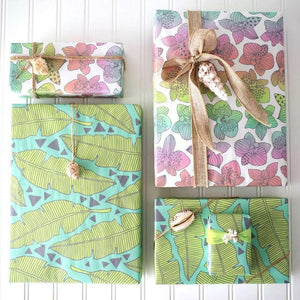 TROPICAL WRAPPING PAPER-Books & Stationery-WRAPPILY-Coriander