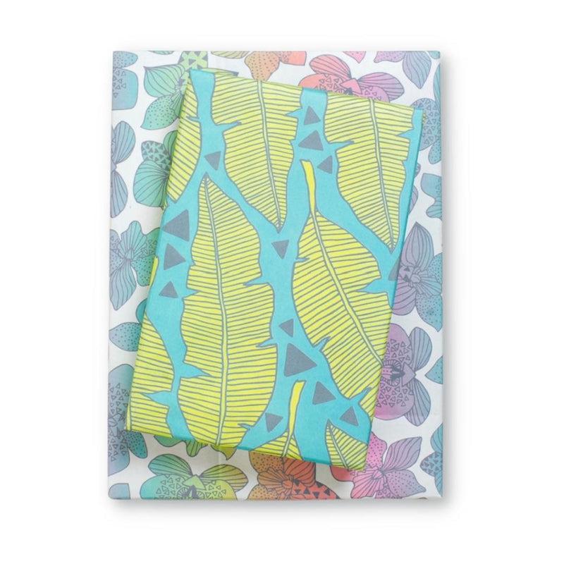 TROPICAL WRAPPING PAPER-Books & Stationery-WRAPPILY-Coriander