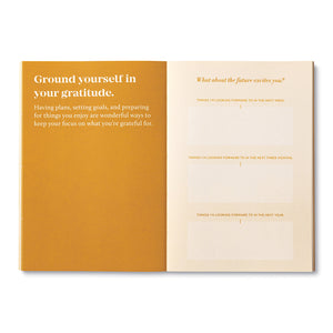 TRUE GRATITUDE GUIDED JOURNAL-Note book-COMPENDIUM-Coriander