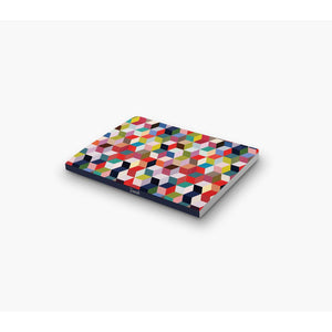 TUMBLING BLOCKS LAYFLAT NOTEBOOK-notebook-DENIK LLC-Coriander