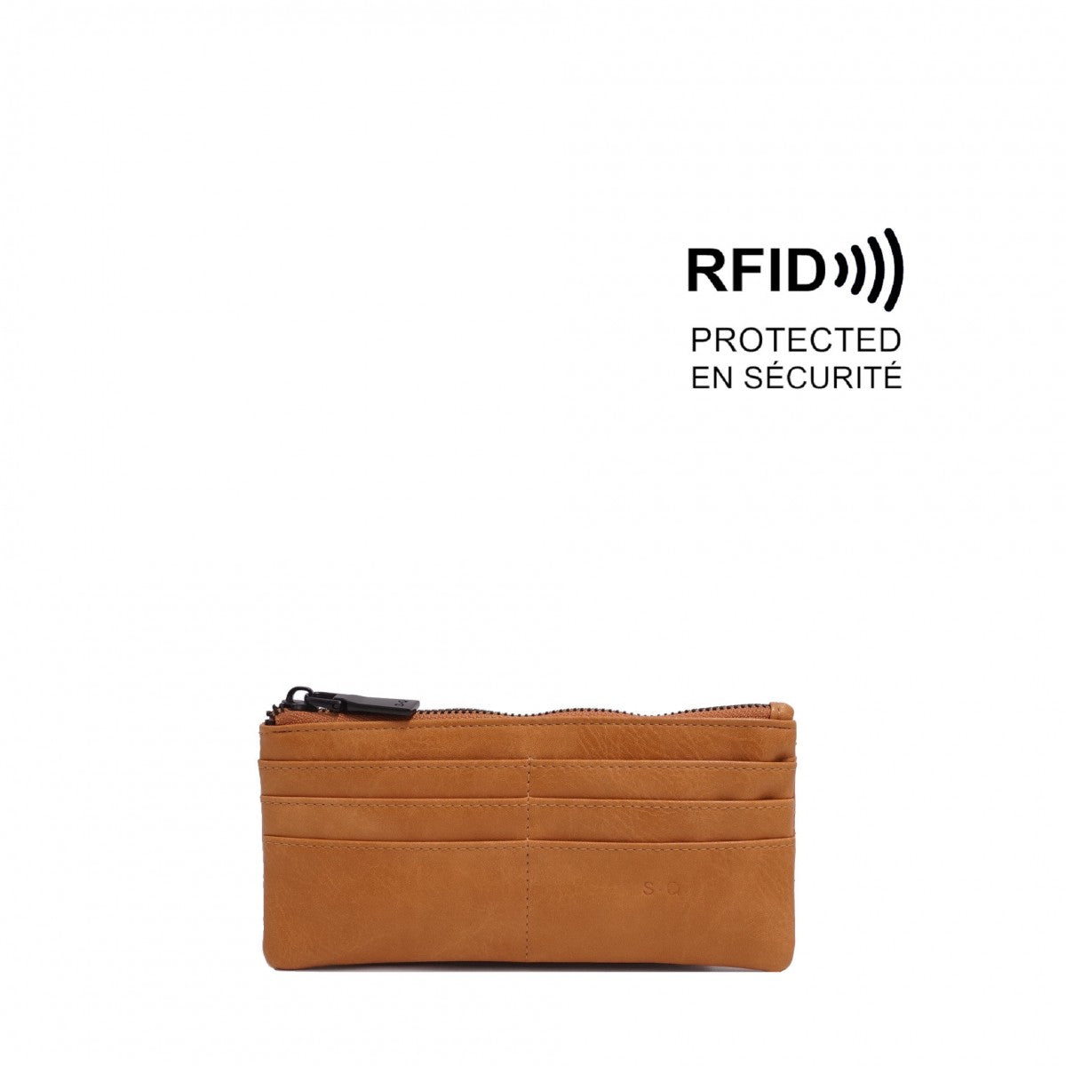 VEGAN WALLET | BRIELLA-Wallet-S-Q-SADDLE-Coriander
