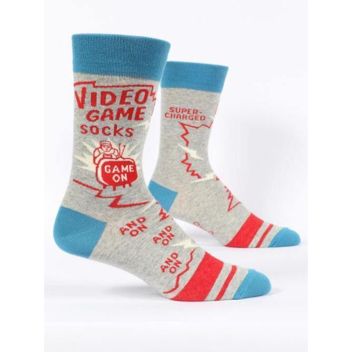 VIDEO GAME MEN'S SOCK-sock-BLUE Q-Coriander