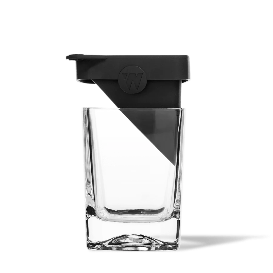 WHISKEY WEDGE GLASS SINGLE-Glassware-CORKCICLE-Coriander