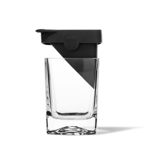 WHISKEY WEDGE GLASS SINGLE-Glassware-CORKCICLE-Coriander